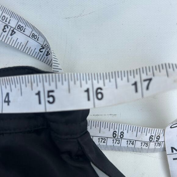 Orna Farho Georgette Silk Satin Sheer Cargo Joggers Pants Black 42 Size 10 - Picture 12 of 13